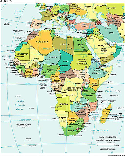 african countries list alphabetical order